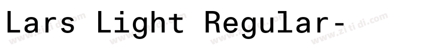 Lars Light Regular字体转换 Lars Light Regular字体转换